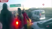 İstanbul’da trafikte tekme, yumruk ve bıçaklı kavga