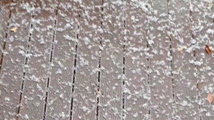 수도권 곳곳에 지름 1.3cm 우박 쏟아져 / YTN