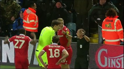 Roofe controversial handball goal - Leeds United [1]-1 Nottingham Forest