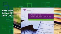 Best product  Audit and Accounting Guide: Construction Contractors, 2017 (AICPA Audit and