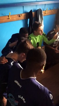 Cri de guerre des U18 après leur belle victoire 3 à 2 face à l’US CONCHOISE en coupe de Normandie !