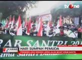 Jokowi Lepas Jalan Sehat Kirab Santri di Hari Sumpah Pemuda