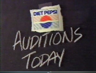 1991 Diet Pepsi TV Ad "The Auditions" (Many Celebrities)