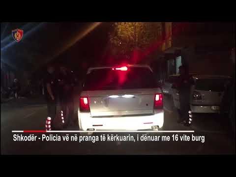 Report TV- Shkodër, policia kontrolle të befasishme, arrestohet 48-vjeçari, i dënuar me 16 vite burg