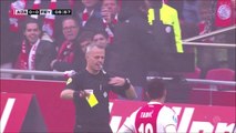 Jerry St. Juste straight red card for horrible tackle vs Ajax!