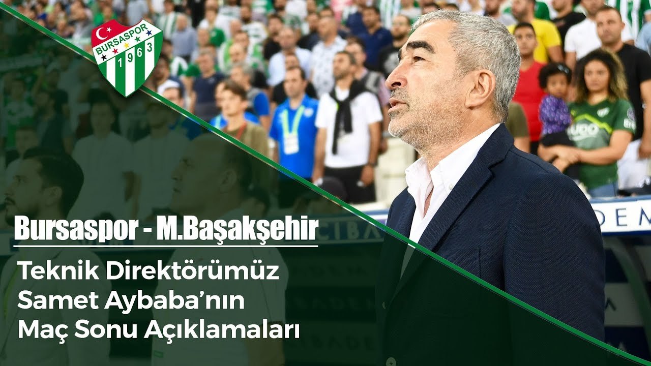 Teknik Direktörümüz Samet Aybaba Maç Sonu Açıklamalarda Bulundu