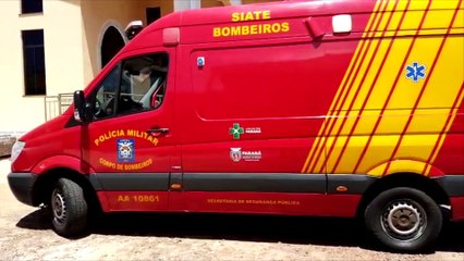 Mulher é socorrida no Santa Felicidade