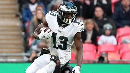 Agholor darts past defender to make on-the-run catch