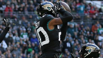 Jalen Ramsey LEAPS for end zone interception