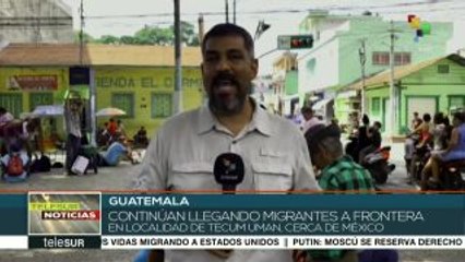 Crece  número de migrantes en la frontera Guatemala-México