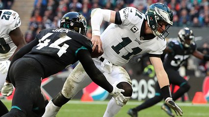 Myles Jack bursts through the line for powerful sack