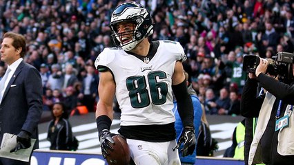 Ertz snags a laser TD pass to add to Eagles' late lead