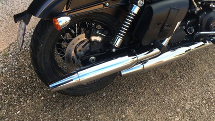 Street Bob 2017 echappement d origine