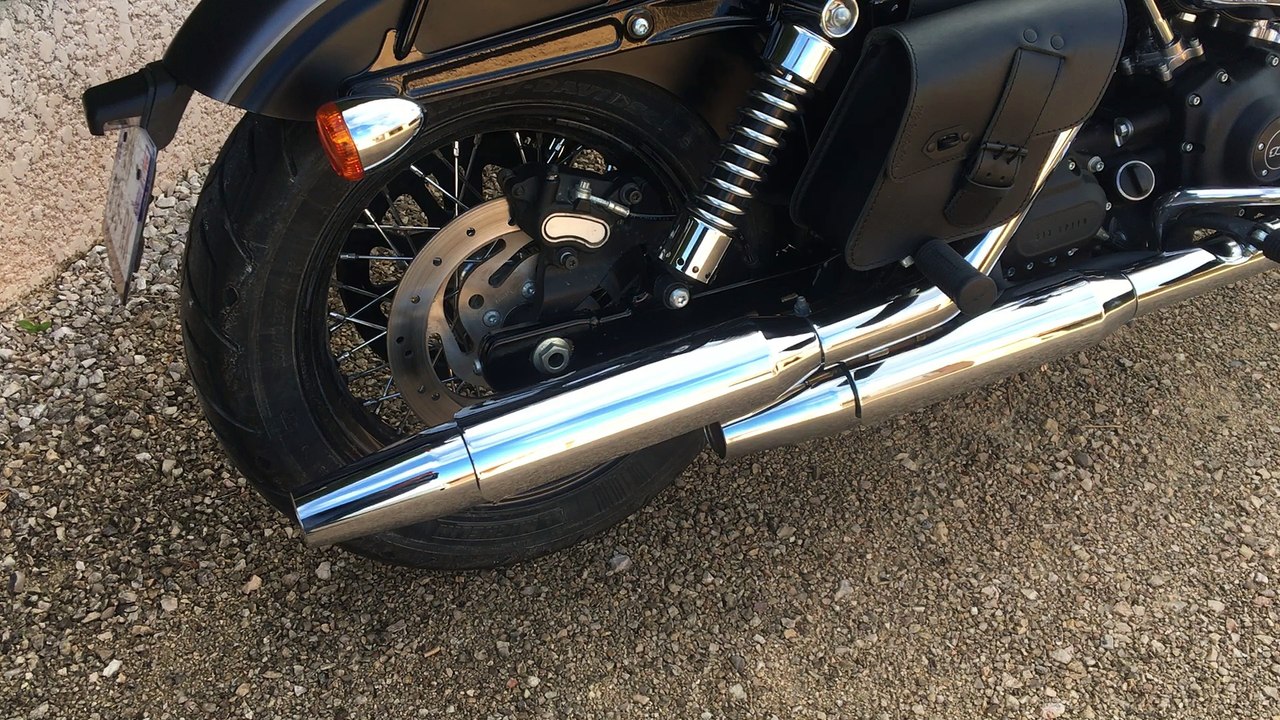 Street Bob 2017 echappement d origine