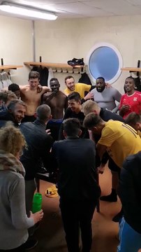 ERN3 1-0 NAISEY ...VESTIAIRES CÉLÉBRATION VICTOIRE CONTRE LE 2ÈME