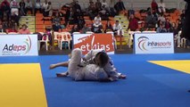 Finale championnat régional seniors 2018 entre Allison Hollevoet (Top Niveau Tournai) et Eva Lallemand (Judo Team Hermée)