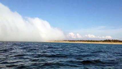 L'épaisseur de ce brouillard est impressionnante