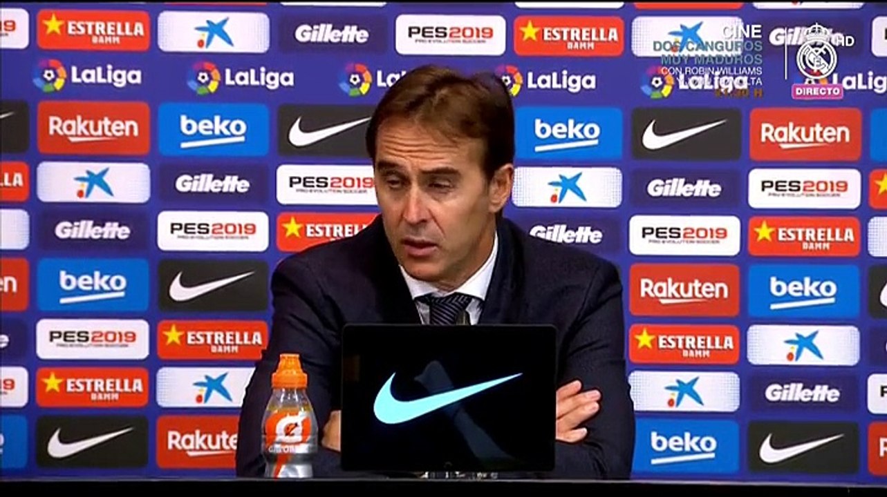 Lopetegui: "La derrota es dura, pero tengo fuerza para seguir"