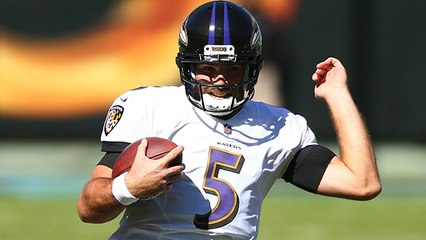Flacco breaks loose on 13-yard rush
