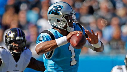 Newton escapes goal-line pressure on 33-yard dime to DJ Moore