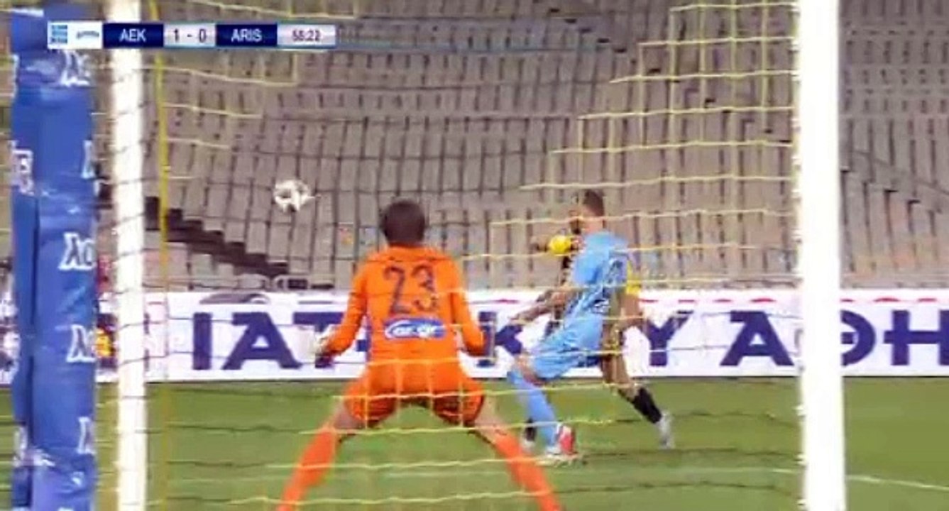 2-0 Ezequiel Ponce Goal - AEK vs Aris - 28.10.2018 [HD]