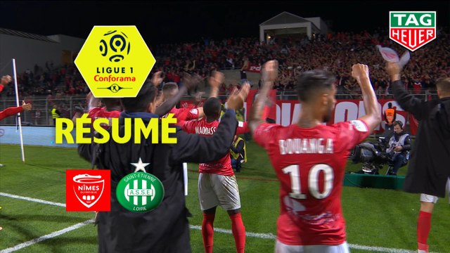 Nîmes Olympique - AS Saint-Etienne (1-1) - Résumé - (NIMES-ASSE) / 2018-19