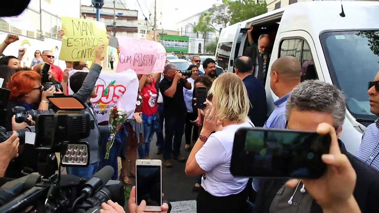Haddad e Manuela otimistas