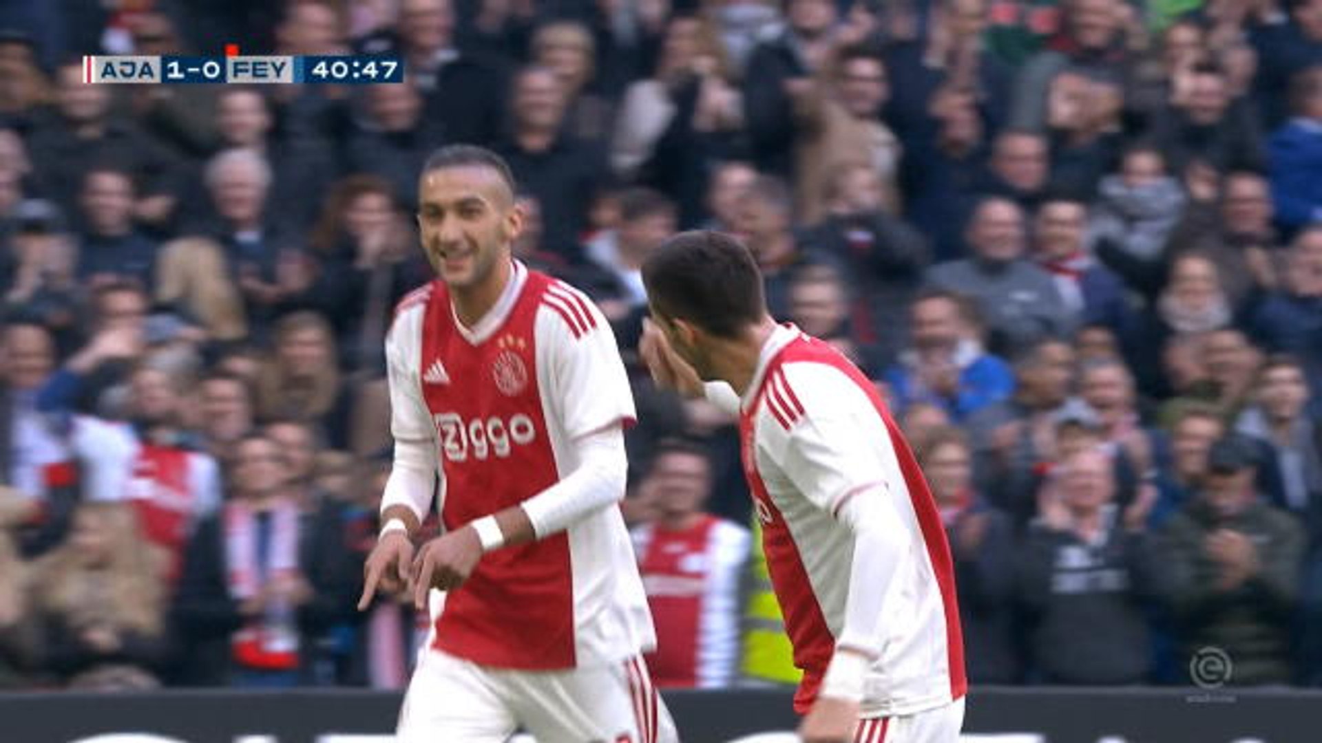 Pays-Bas - L'Ajax s'amuse face au Feyenoord - Vidéo Dailymotion