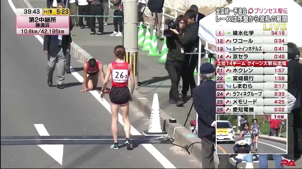 Victime d’une fracture, Rei Lida termine un marathon relais à quatre pattes