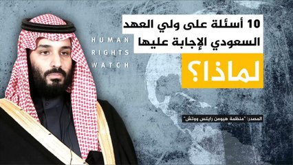 10 أسئلة لولي العهد السعودي.. فهل يجيب عليها؟