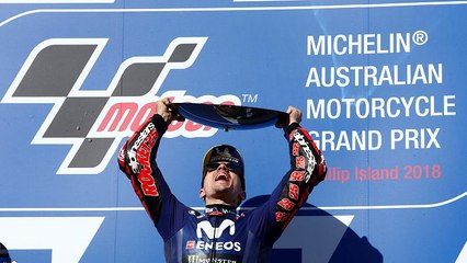 Maverick Vinales wins MotoGP