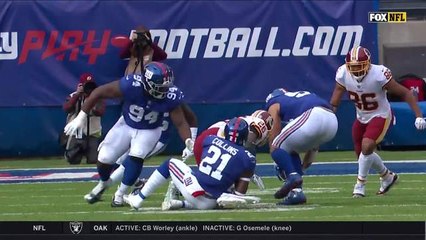Olivier Vernon picks A.P.'s fumble for 43 YARDS