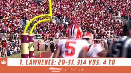 Trevor Lawrence Highlights: Clemson-Florida State 2018