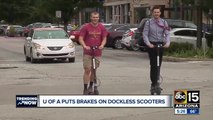 University of Arizona bans dockless scooters