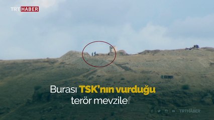 TRT Haber Zor Mağar'da yuvalanan teröristleri görüntüledi