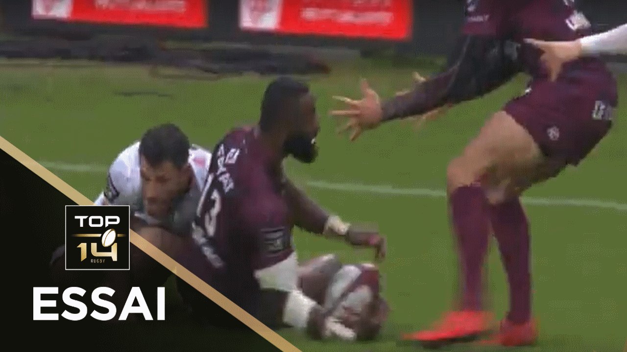 TOP 14 - Essai Semi RADRADRA (UBB) - Bordeaux-Bègles - Lyon - J8 - Saison 2018/2019