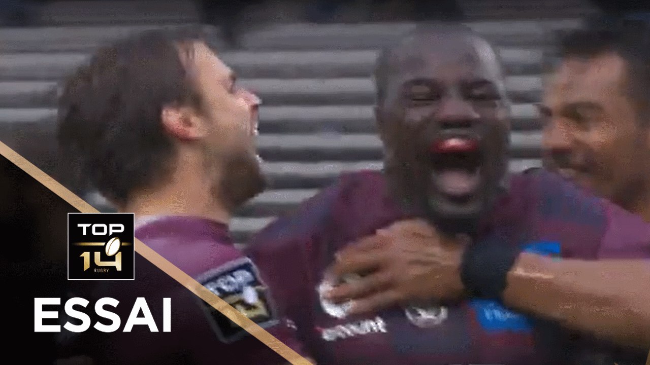 TOP 14 - Essai Mahamadou DIABY (UBB) - Bordeaux-Bègles - Lyon - J8 - Saison 2018/2019