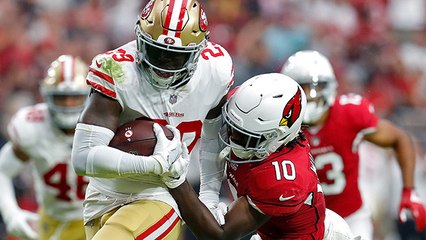 Jaquiski Tartt grabs Niners' first INT since Week 4