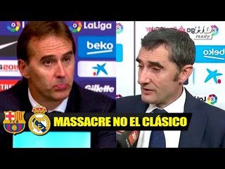 LOPETEGUI DEMITIDO? VEJA O QUE ELE FALOU | ERNESTO VALVERDE COMEMORA GOLEADA (28/10/2018)
