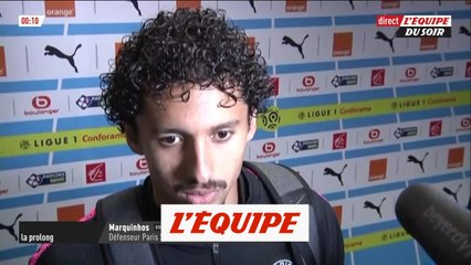 Marquinhos «On a fait le match qu'il fallait» - Foot - L1 - PSG