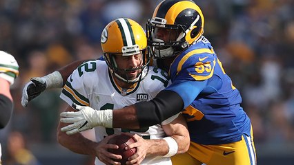 Aaron Donald sacks Rodgers for loss of 9 yards