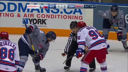 OHL Kitchener Rangers 3 at Oshawa Generals 2