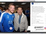 Socialeyesed - Leicester players pay respects to owner Srivaddhanaprabha