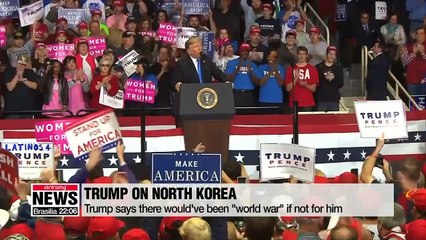 Trump says N. Korea denuclearization process move forward well