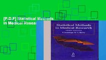 [P.D.F] Statistical Methods in Medical Research [P.D.F]