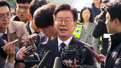 경찰 출석 이재명 경기지사 "사필귀정 될 것" / YTN