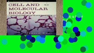 [P.D.F] Cell and Molecular Biology: Concepts and Experiments [E.P.U.B]