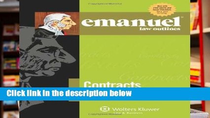 F.R.E.E [D.O.W.N.L.O.A.D] Emanuel Law Outlines: Contracts, Tenth Edition [A.U.D.I.O.B.O.O.K]