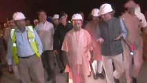 Yogi Adityanath conducts midnight inspection of developmental works in Varanasi |OneIndia News