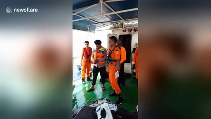 Rescuers find child's body after Lion Air plane crash in Indonesia